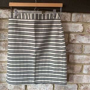 Ann Taylor The LOFT | Striped Pencil Skirt | 4